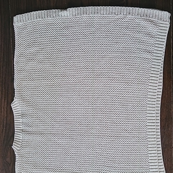 J. McLaughlin Katja Open Knit Poncho Sweater Cotton Wmns OS Beachy Boho Cottage - Picture 7 of 11